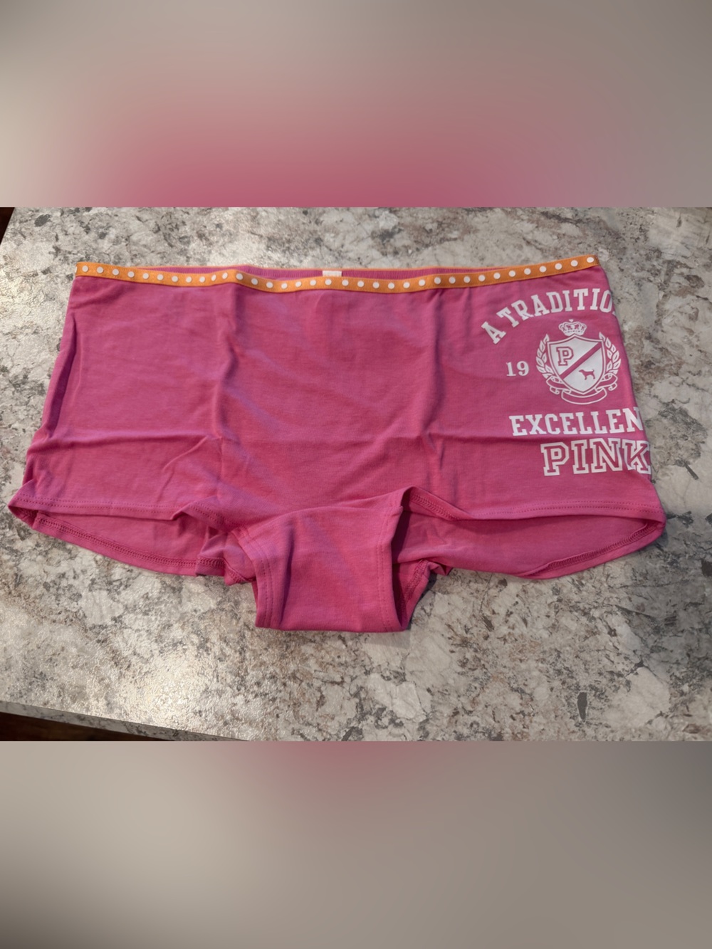 VS PINK Cotton Shortie Panty NWT Large